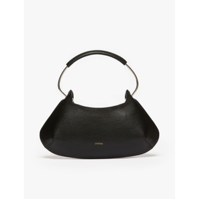 HANDS BAG DI PELLE NERA