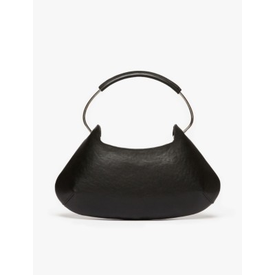 HANDS BAG DI PELLE NERA