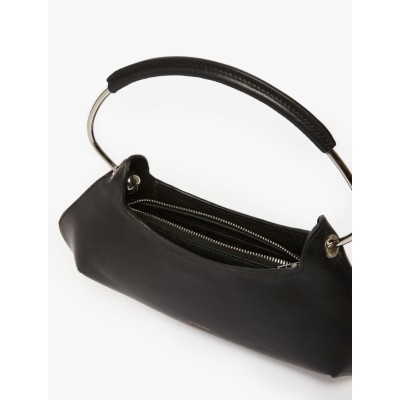 HANDS BAG DI PELLE NERA