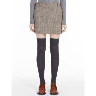 MINIGONNA IN LANA STRETCH MINIGONNA IN LANA STRETCH