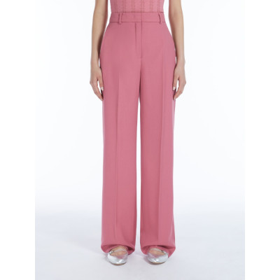 PANTALONE IN CREPE SATIN DI LANA
