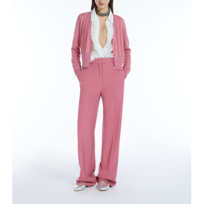 PANTALONE IN CREPE SATIN DI LANA